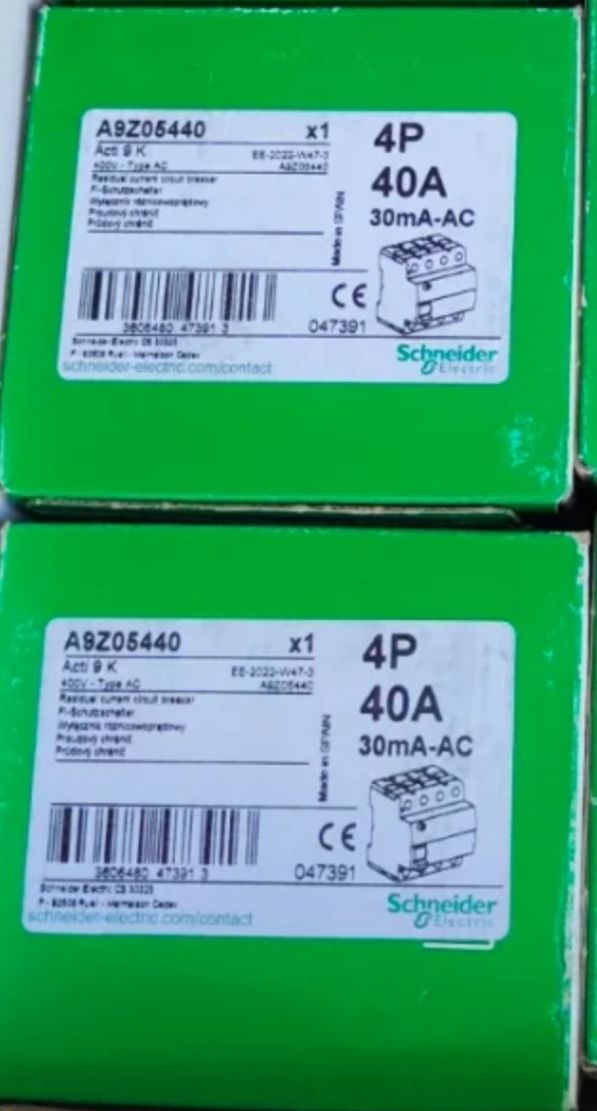 2x Diferencial 4x40A 30 schneider nuevo