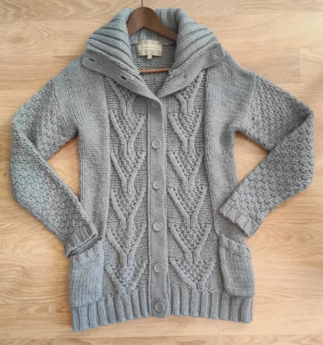 Chaqueta de lana gris talla M