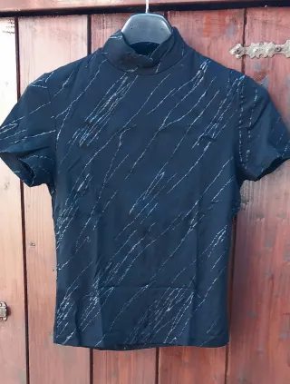 Top maglietta phard donna manica corta laminata