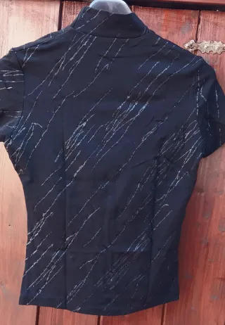 Top maglietta phard donna manica corta laminata