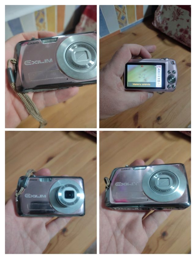Cámara Digital Casio Exilim Rosa LEER