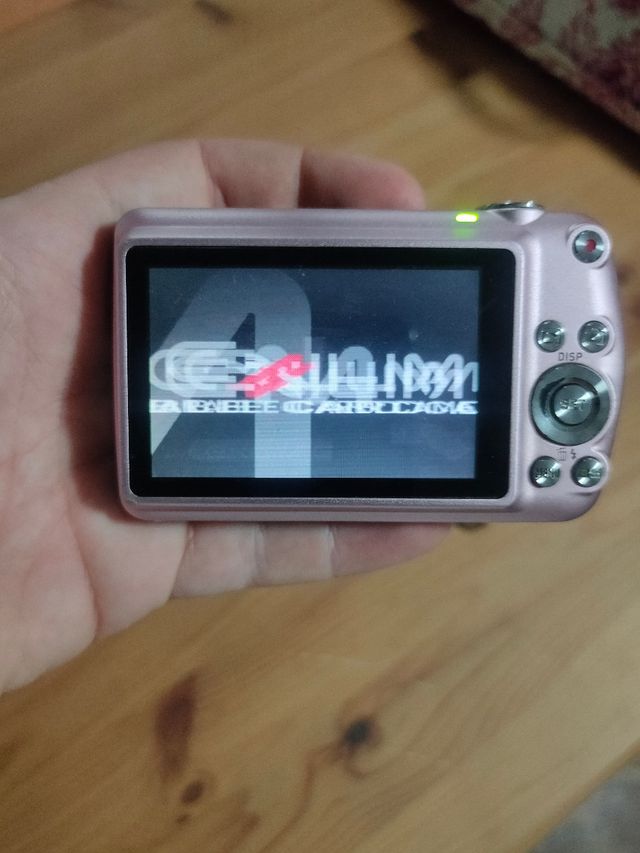 Cámara Digital Casio Exilim Rosa LEER