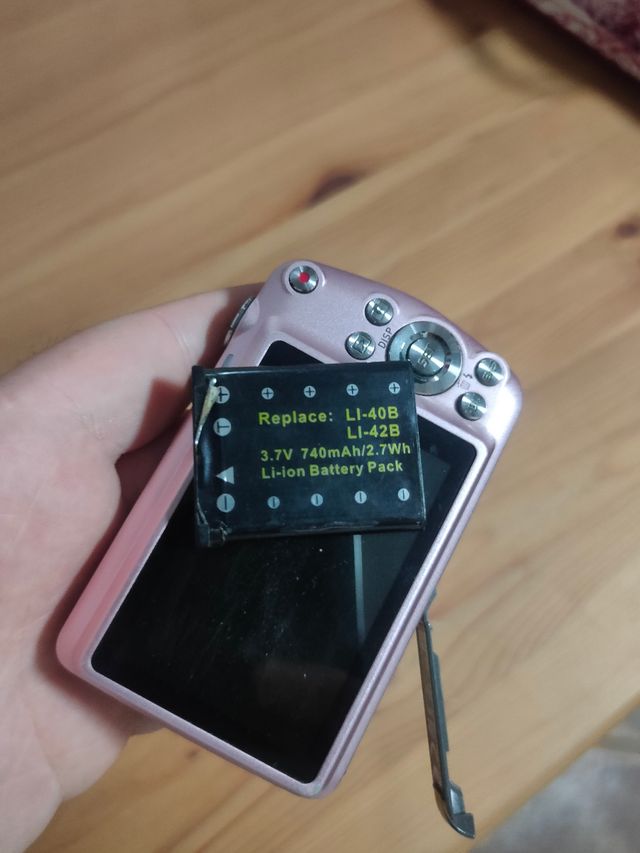 Cámara Digital Casio Exilim Rosa LEER