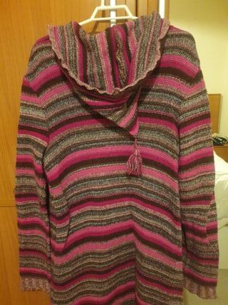 Chaqueta de punto con capucha