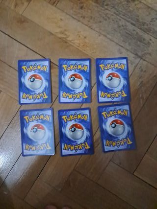 Lote 6 Cartas Pokémon Mega EX