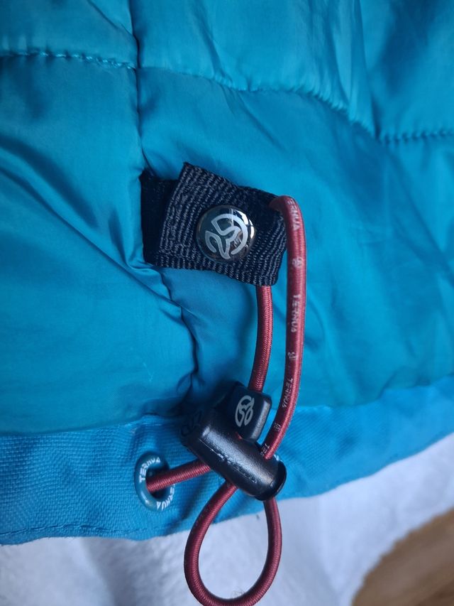 Chaqueta niña Ternua azul y turquesa.Talla 10 años