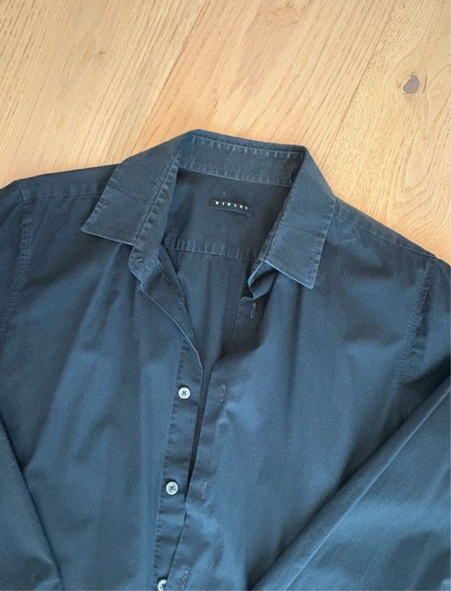 Camicia uomo Sisley nera