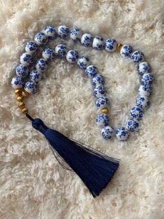 Tasbih 33 cuentas cerámica hecho a mano