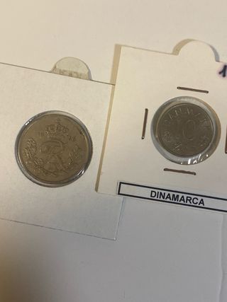 Lote 10 Monedas Dinamarca