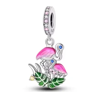 Charm Flamencos Plata S925