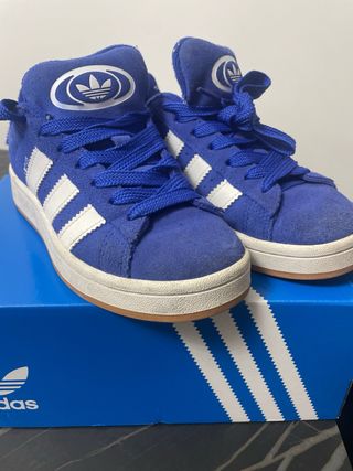 Scarpe Adidas Campus Blu e Bianche