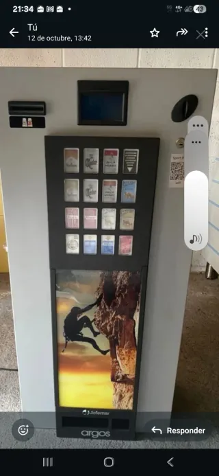 Máquina Expendedora Jofemar Argos V2