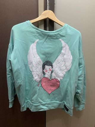 Sudadera Anabel Lee Angel Corazón