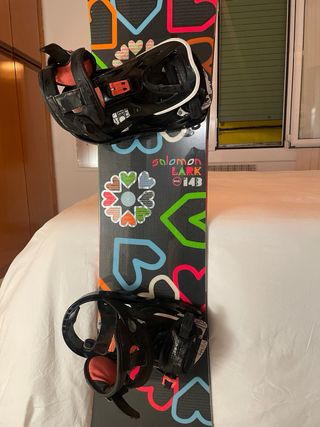 Tabla Snowboard Salomon con Fijaciones