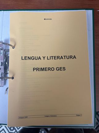 Lengua y Literatura 1º GES