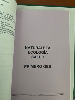 Lengua y Literatura 1º GES