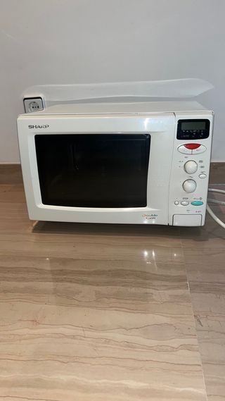 Microondas Sharp Doble Grill Blanco