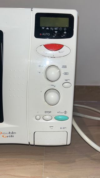 Microondas Sharp Doble Grill Blanco