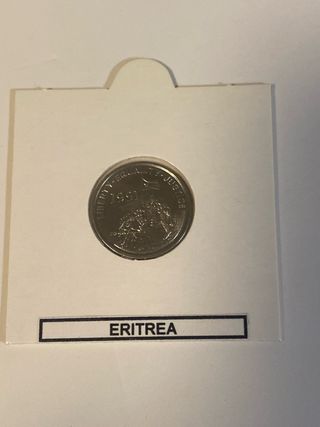 Lote 2 Monedas Eritrea