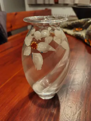 Vaso decorativo in vetro