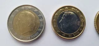 8 MONEDAS DE BÉLGICA