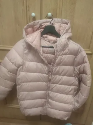 Plumas rosa con capucha 13-14 años