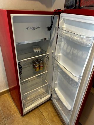 Frigorífico Nevera Hisense Rojo 1 Puerta