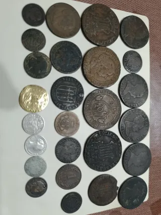Lote de monedas antiguas escucho ofertas 