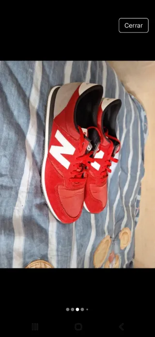 Zapatillas New Balance Rojas Talla 44.5