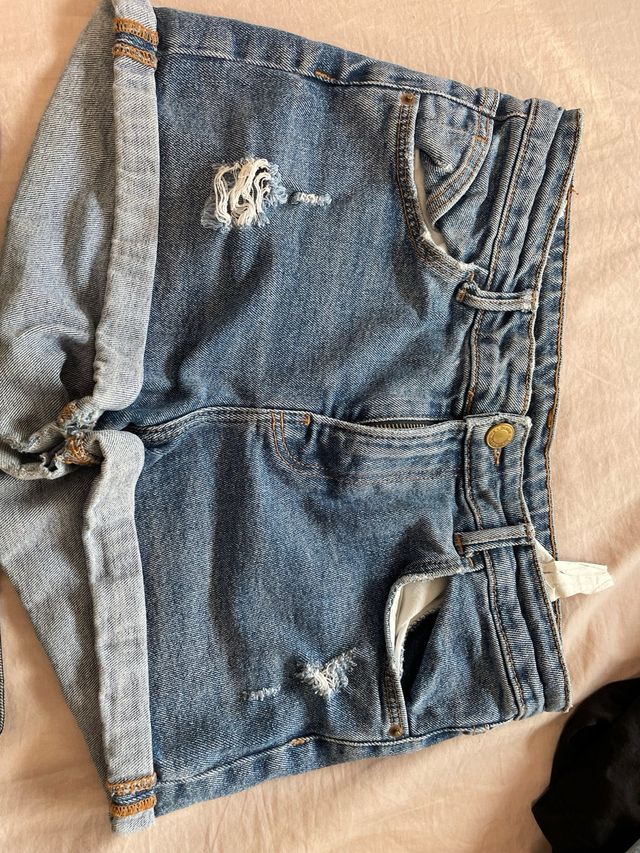 Lote 2 Shorts Vaqueros Bershka