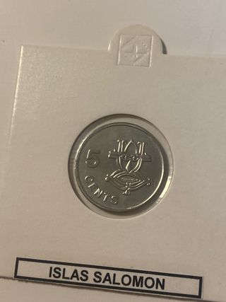 Lote 2 Monedas Islas Salomón