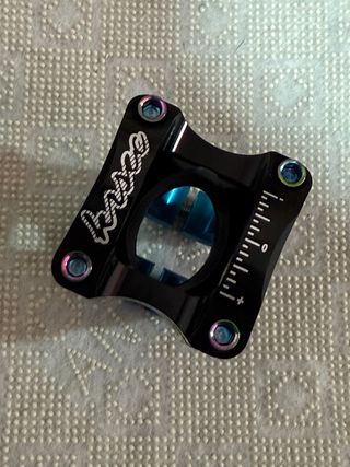 Potencia Bicicleta Montaña Negra y Azul