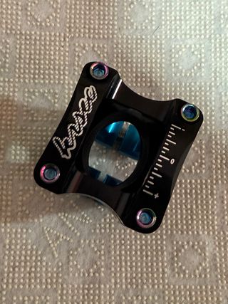 Potencia Bicicleta Montaña Negra y Azul