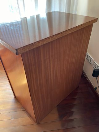Cassettiera in legno vintage Sapelly