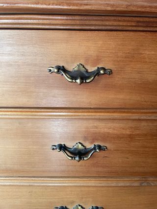 Cassettiera in legno vintage Sapelly