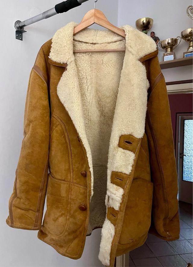 Montone shearling uomo vintage