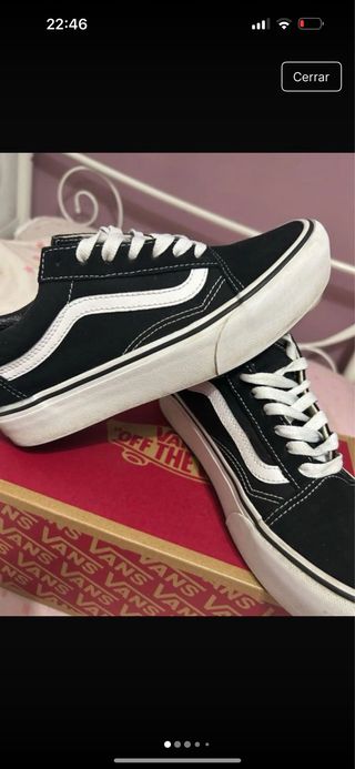 Zapatillas Vans Old Skool Negras y Blancas