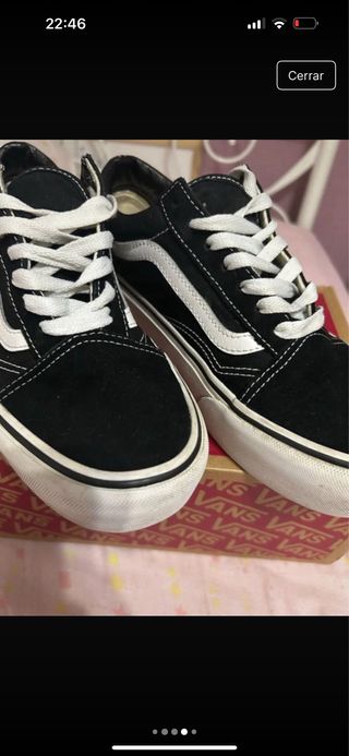 Zapatillas Vans Old Skool Negras y Blancas