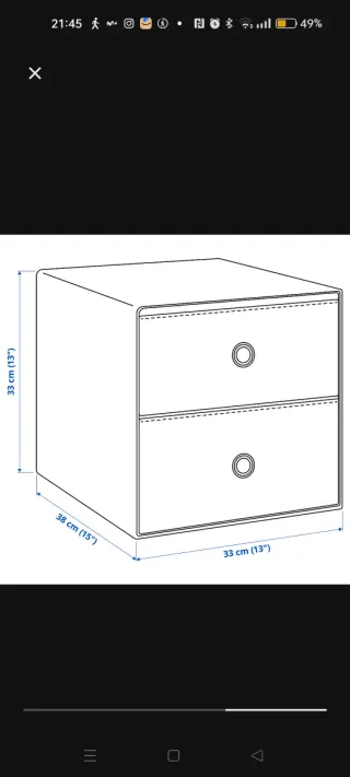 Cassettiera bianca FLARRA Ikea NUOVA DI ZECCA.!!!!