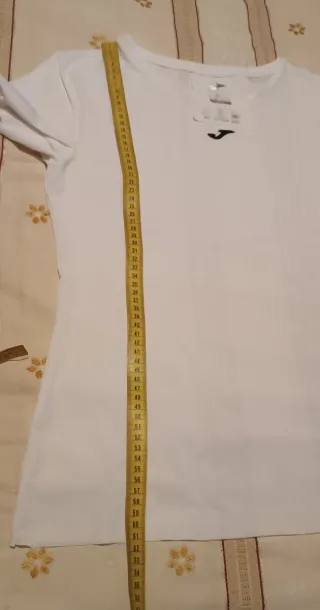 Camiseta Joma manga corta mujer blanca