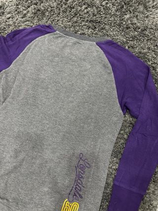 Felpa Lonsdale London Raglan S Grigio Viola