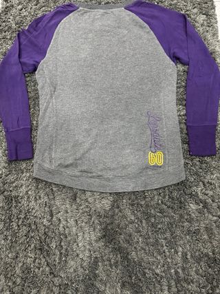 Felpa Lonsdale London Raglan S Grigio Viola