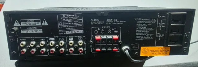 Amplificador Pioneer AX320 Negro