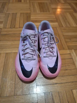 Zapatillas Nike Fútbol Sala Rosa y Negro