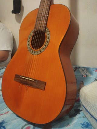 Guitarra Flamenca JOSE TORRES con cejilla nueba cu