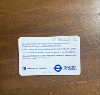 Carte Oyster Transporti Londra