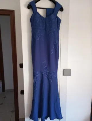 Vestido fiesta azul Sedka Novias