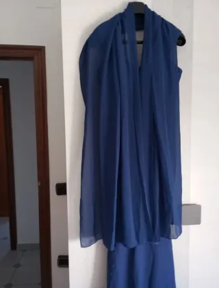 Vestido fiesta azul Sedka Novias