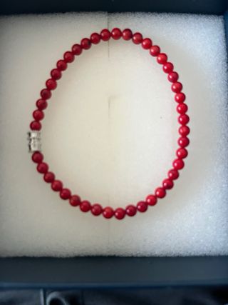 Bracciale Corallo Rosso con Chiusura