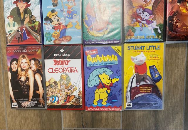 Lotto VHS Disney + Cartoni Anni '90/'00